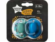 Tommee Tippee Urban chlapecký dudlík 6-18 měsíců 2 ks (43342060)