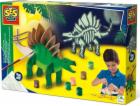 SES Dřevěný dinosaurus svítí ve tmě