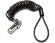 Bezpečnostní kabel Kensington KENSINGTON Slim Combination Lock Přenosný zámek notebooku pro bezpečnostní slot NanoSaver, resetovatelný
