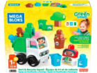 Mattel Mega Bloks. Ekologický popelářský vůz: sada kostek