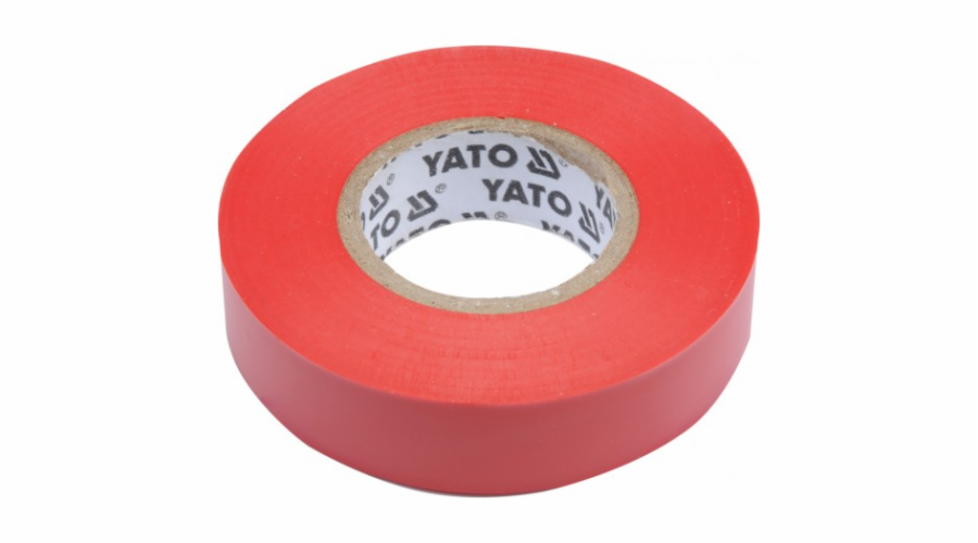 Yato Electrical izolační páska 15x0,13mm/20m PVC izolace-max 40kV červená - YT-81592