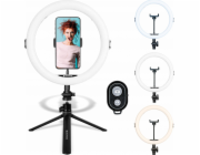 AgfaPhoto AGFA ARL11 Ring Lamp 120 LED Ring VLOG + stativ + dálkové ovládání