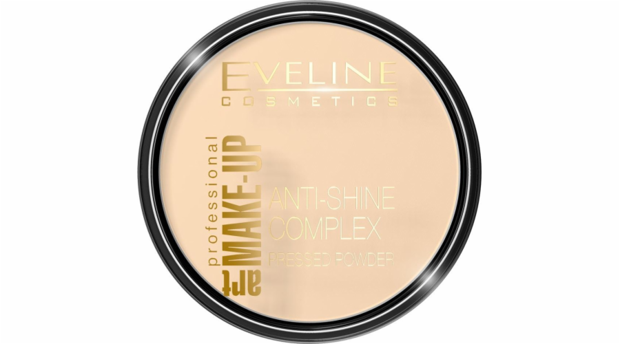 Eveline EVELINE_Art Make-Up Anti-Shine Complex Pressed Powder matující minerální pudr s hedvábím 30 Ivory 14g