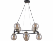 Závěsná lampa Italux Moderní závěsná lampa připravená na LED do obývacího pokoje Italux Globes PND-28622-8A