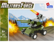 ALLEBLOX Blocks Militaria Military Vehicle 30 elementů Alleblox AB3017