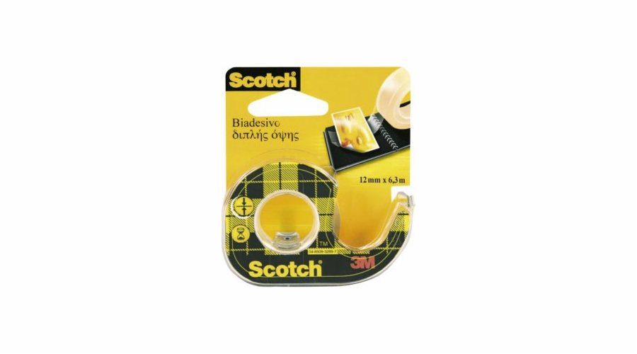 Scotch Oboustranná lepicí páska 12mm 6,3m na dávkovači (SC5006)
