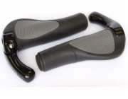 Clarks CLARK S CE311 LOCK-ON rukojeti řídítek, ergonomické, odnímatelné hroty, černé