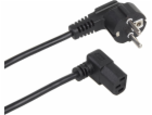 Napájecí kabel Maclean, úhlový, 3kolíkový, zástrčka EU, 1...