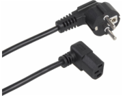 Napájecí kabel Maclean, úhlový, 3kolíkový, zástrčka EU, 1,5 m, MCTV-851