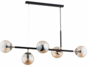 Alfa Dansa 63020 závěsná lampa 5x40W E14 černá