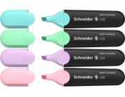 Schneider HIGHLIGHTER SCHNEIDER JOB 1-5MM 4 KS. PASTELOVÝ MIX