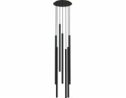 Nowodvorski závěsná lampa LASER 7667 Nowodvorski závěsná lampa, kovová kaskáda do obývacího pokoje, černá