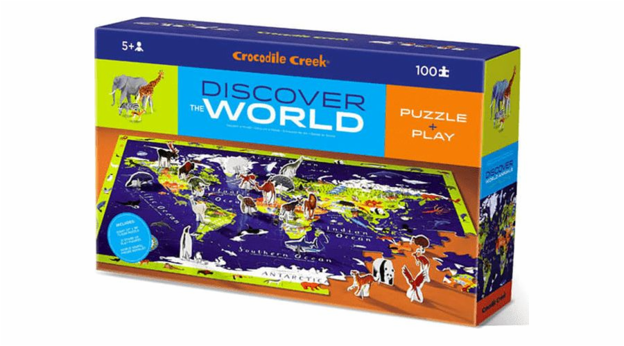 Crocodile Creek Explorer Puzzle - Svět