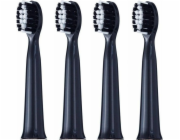 Vitammy hrot na sonický kartáček Harmony, černý, 4 ks.