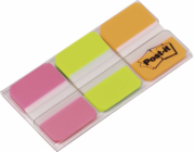 Post-it Samolepící popisovač 25x38mm, silný, 3x22 listů, mix barev