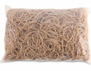 Kancelářské produkty Kancelářské produkty Gumičky, Průměr 50 mm, 1,5X1,5mm, 60% Guma, 1000G, Balení, Přírodní