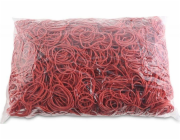 Kancelářské výrobky Kancelářské výrobky Gumičky, průměr 40 mm, 1,5 x 1,5 mm, 60 % pryž, 1000 G, obal, červená