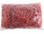 Kancelářské produkty Kancelářské produkty Gumičky, Průměr 80 mm, 1,5X3 mm, 60% Guma, 1000G, Balení, Červená