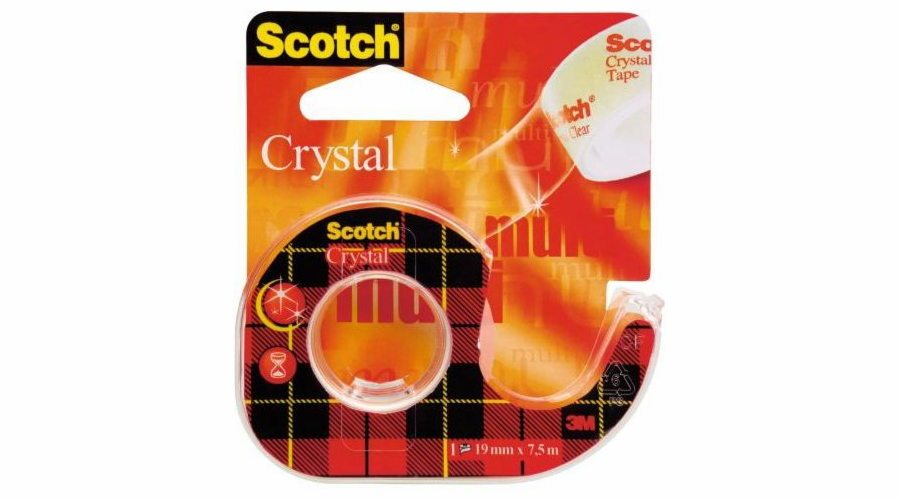 Lepicí páska 3M Scotch&reg Crystal Clear 19x7,5 mm (13K010A)