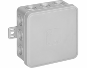 Box n/t CLICK, IP54, 12 průchodek, 85x85x41mm, šedá, OR-JB-13803/G