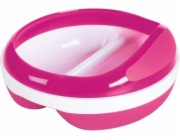 Oxo OXO dělená miska s víčkem růžová