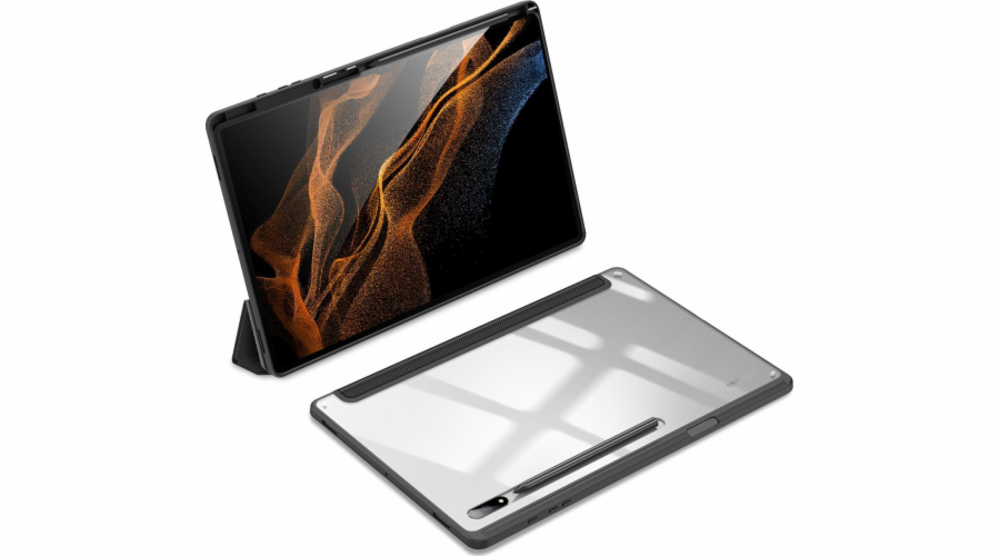 Dux Ducis pouzdro na tablet Dux Ducis Toby Armor Flip Smart Case pro Samsung Galaxy Tab S8 Ultra s držákem na stylus černé