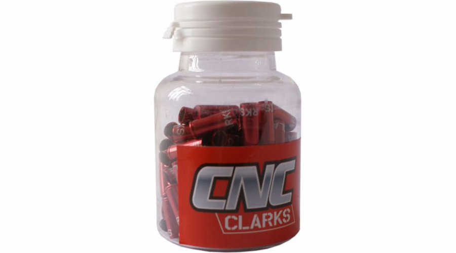Clarks Vnější kryt ozubeného kola 4 mm CNC hliník 100 ks červená (CP-G-01-DP-RED)