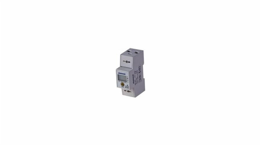 Orno Elektroměr 1fázový 80A 230V přídavný indikátor pulzní výstup s displejem (LCD OR-WE-503)