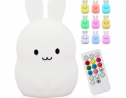 OEM SILIKONOVÁ LAMPA NA KRÁLÍKA (STŘEDNÍ) + DÁLKOVÉ 93,6*96,7*143,7mm, 700mAh