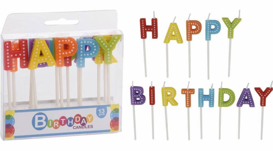 Affek Designová sada 13 narozeninových svíček