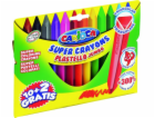 Pastelky Carioca Plastello Jumbo 12 barev