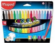 Trojúhelníkové značky Maped Colorpeps 18 barev (205571)