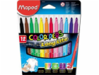 Trojúhelníkové značky Maped Colorpeps 12 barev (205569)