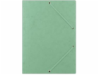 Donau Folder A4 lisovaná lepenka s gumičkou zelená (86430...