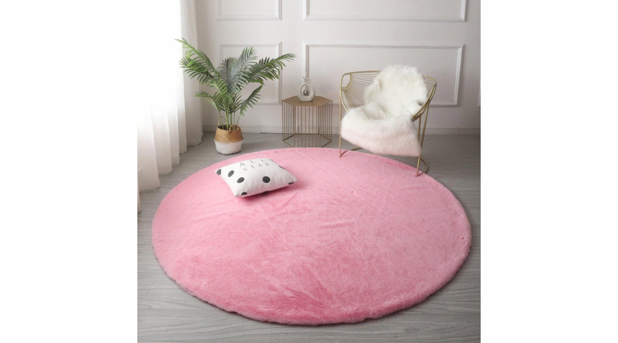 Strado Kulatý koberec Rabbit Strado 110x110 SakuraPink (růžový)