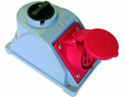 PCE Zásuvka pevná s vypínačem 0-1 16A 4P 400V IP44 COMBO-POL (96061440W)