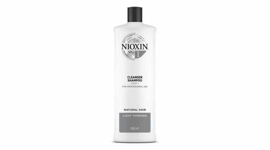 Nioxin Purifying šampon pro normální, mírně řídnoucí vlasy