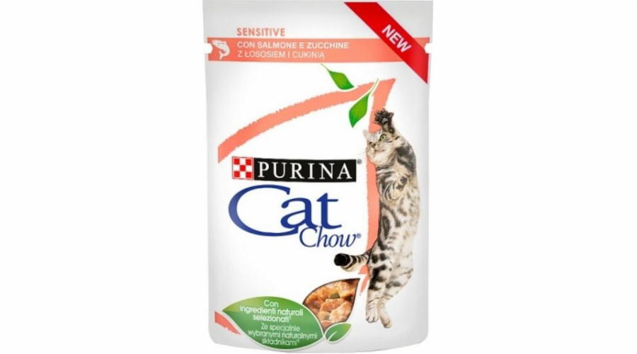 Purina Cat Chow Sensitive Gig with salm