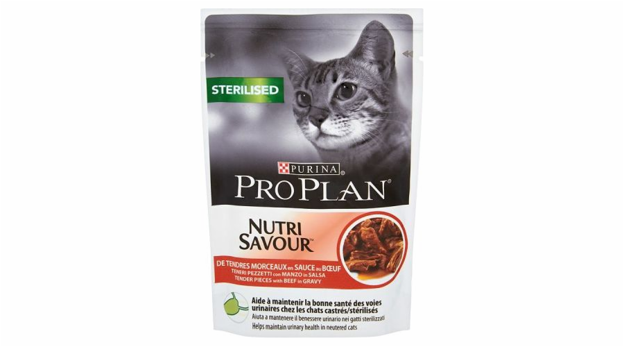 PURINA Pro Plan Cat Sterilised Beef - w