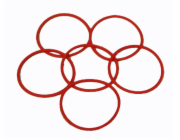 Gumička zavařovací hranatá 10 ks