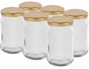 Sklenice zavařovací 300 ml 6 ks s víčkem