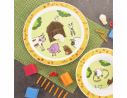 Talíř mělký dětský FARMA plast