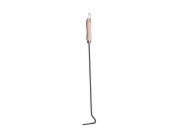 Háček krbový 50 cm lakovaný s dřevěnou rukojetí