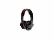 Esperanza herní sluchátka Raven Red Stereo s mikrofonem, 2x jack 3,5mm,černá (EGH310R)