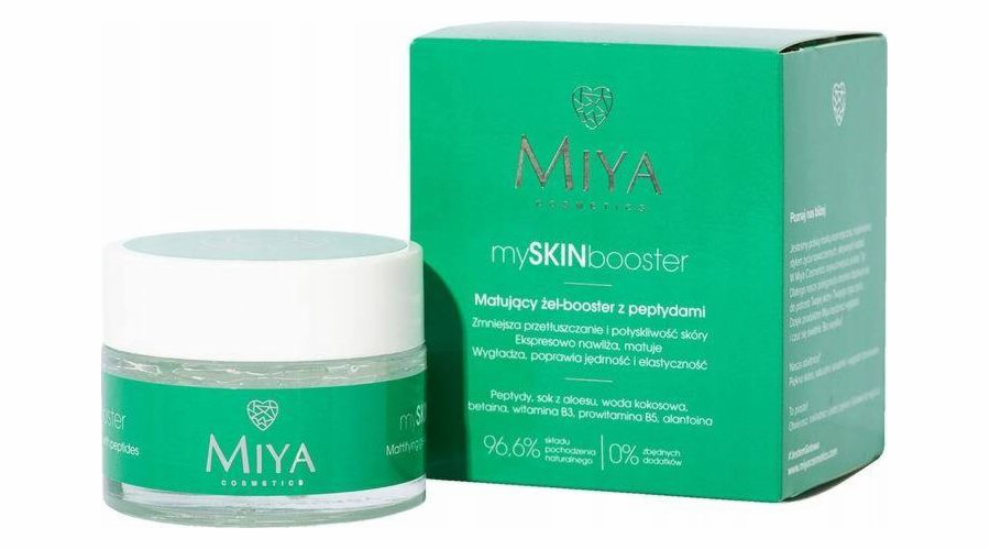 Miya My Skin Booster matující gel-booster s peptidy na obličej 50ml