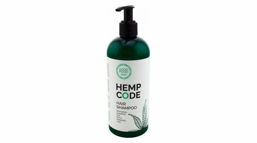 good mood Regenerační vlasový šampon s konopným olejem, 400 ml, Good Mood