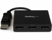 StarTech.com 3-Port Multi Monitor Adapter, DisplayPort 1.2 MST Hub, Dual 4K 30Hz & 1x 1080p, Video Splitter for Extended Desktop Mode on Windows PCs Only, DP to 3x DP Monitors MST Hub - Multi Stream T