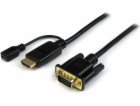 STARTECH HDMI Kabel - D -Sub (VGA) + Micro USB 2M Black (...