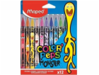 Fixy Maped Colorpeps Monster 12 barev