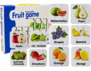 LEANToys vzdělávací puzzle ovocné puzzle 10 připojení